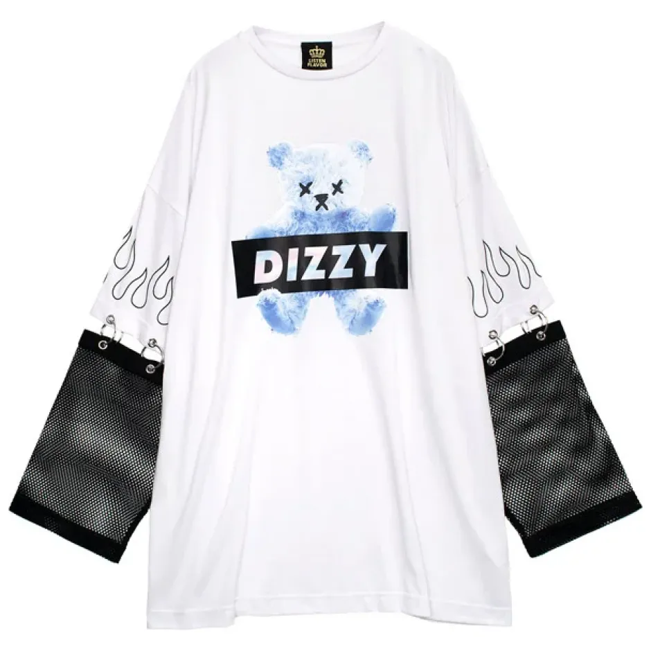 LISTEN FLAVOR Daisy Bear Mesh Big Top Best