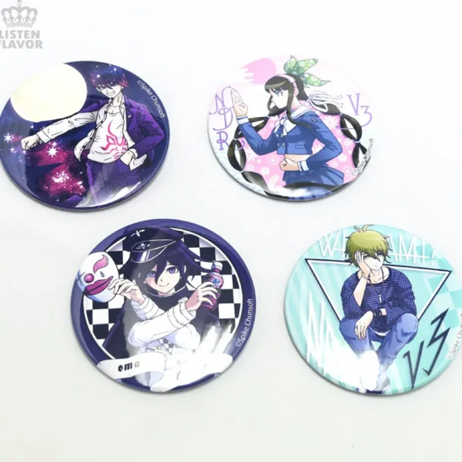 LISTEN FLAVOR Danganronpa V3: Killing Harmony Tin Badge Collection Vol. 2 Best