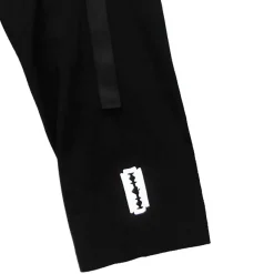 LISTEN FLAVOR Dangerous Safety Pin Separate Sleeve Hoodie Clearance