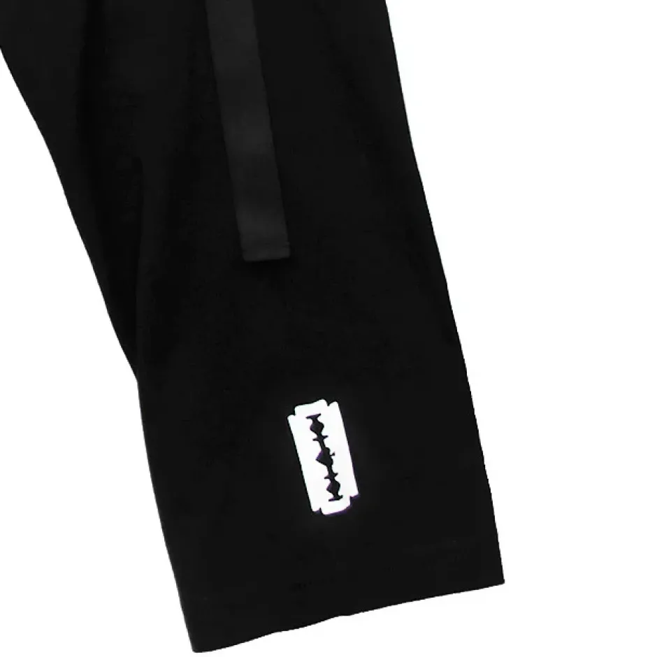 LISTEN FLAVOR Dangerous Safety Pin Separate Sleeve Hoodie Clearance