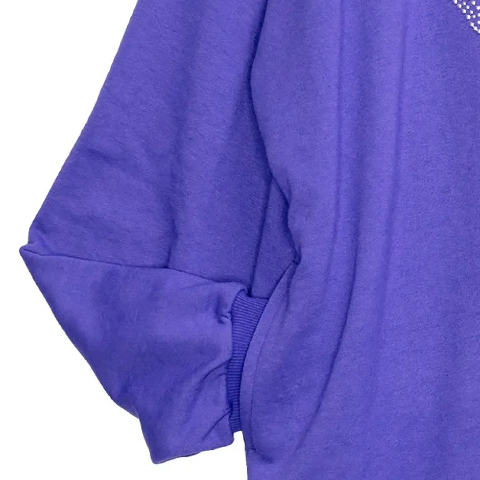 LISTEN FLAVOR Dark Cross Studded Hoodie Outlet