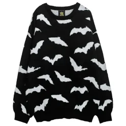 LISTEN FLAVOR Dark Night Bat Knit Best