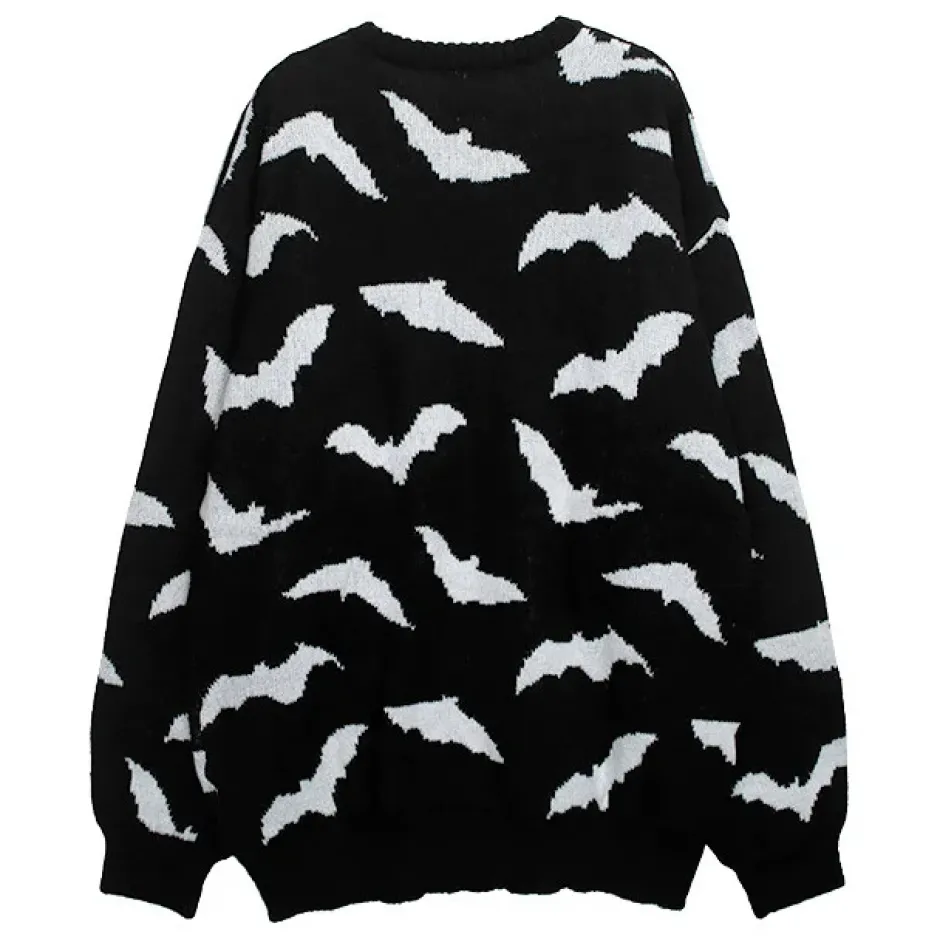 LISTEN FLAVOR Dark Night Bat Knit Best