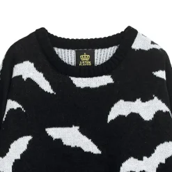 LISTEN FLAVOR Dark Night Bat Knit Best