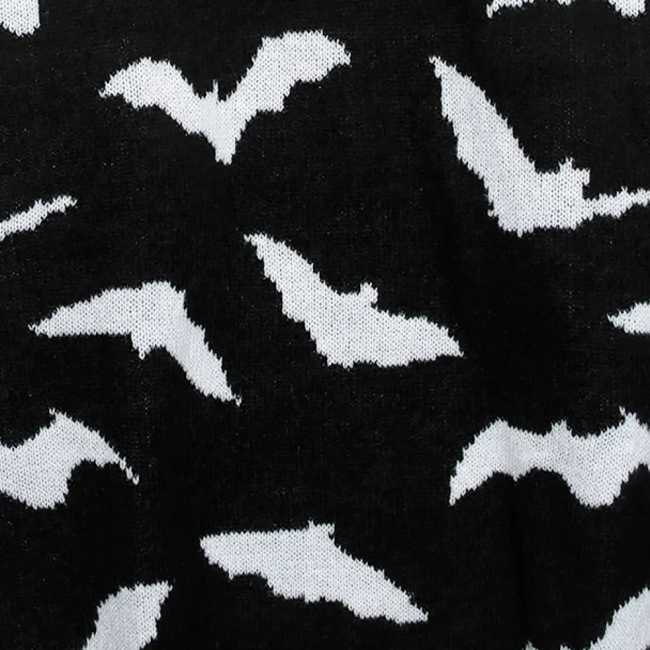 LISTEN FLAVOR Dark Night Bat Knit Best