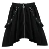 LISTEN FLAVOR Dark Nights Hemline Maxi Skirt Hot