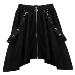 LISTEN FLAVOR Dark Nights Hemline Maxi Skirt Hot