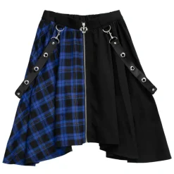 LISTEN FLAVOR Dark Nights Hemline Maxi Skirt Hot