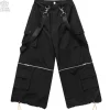 LISTEN FLAVOR Detachable Cargo Pants w/ Suspenders Hot