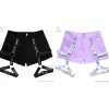 LISTEN FLAVOR Detachable Harness Garter Belt Shorts L Clearance