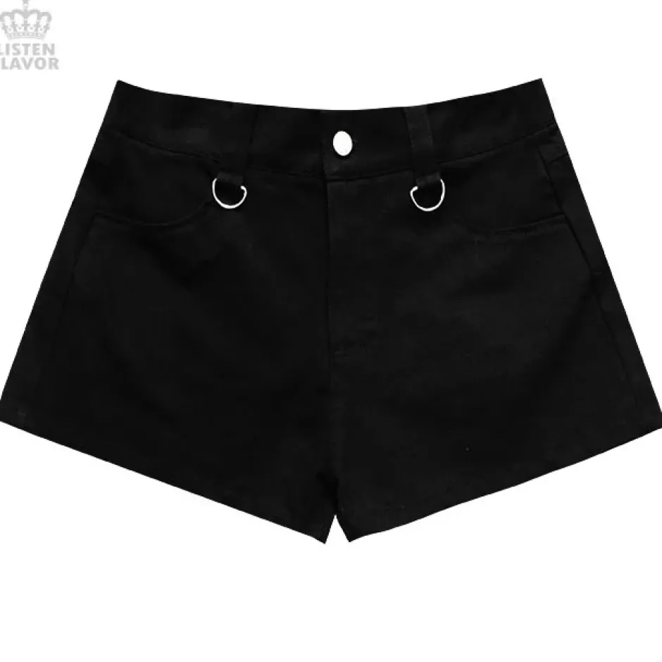 LISTEN FLAVOR Detachable Harness Garter Belt Shorts L Clearance