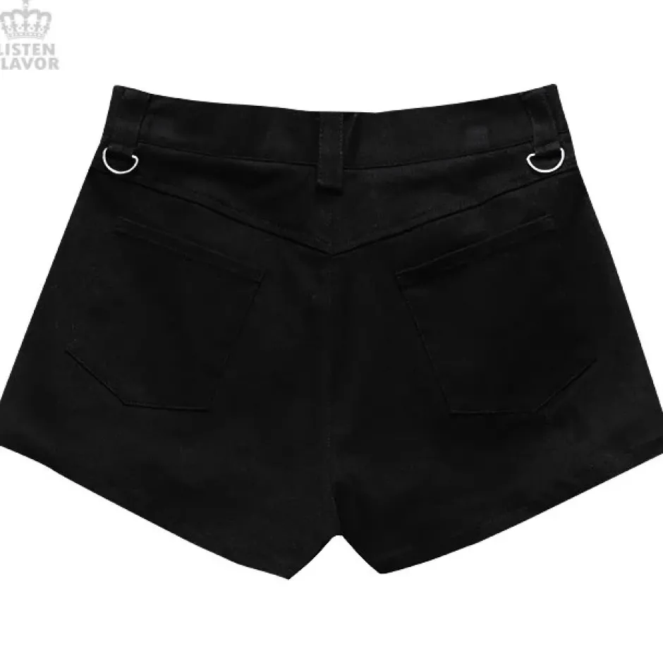 LISTEN FLAVOR Detachable Harness Garter Belt Shorts L Clearance