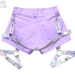LISTEN FLAVOR Detachable Harness Garter Belt Shorts L Clearance