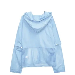 LISTEN FLAVOR Devil Heart 2-Way Mesh Hoodie New
