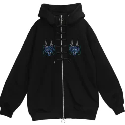 LISTEN FLAVOR Dragon China Zip Hoodie Online