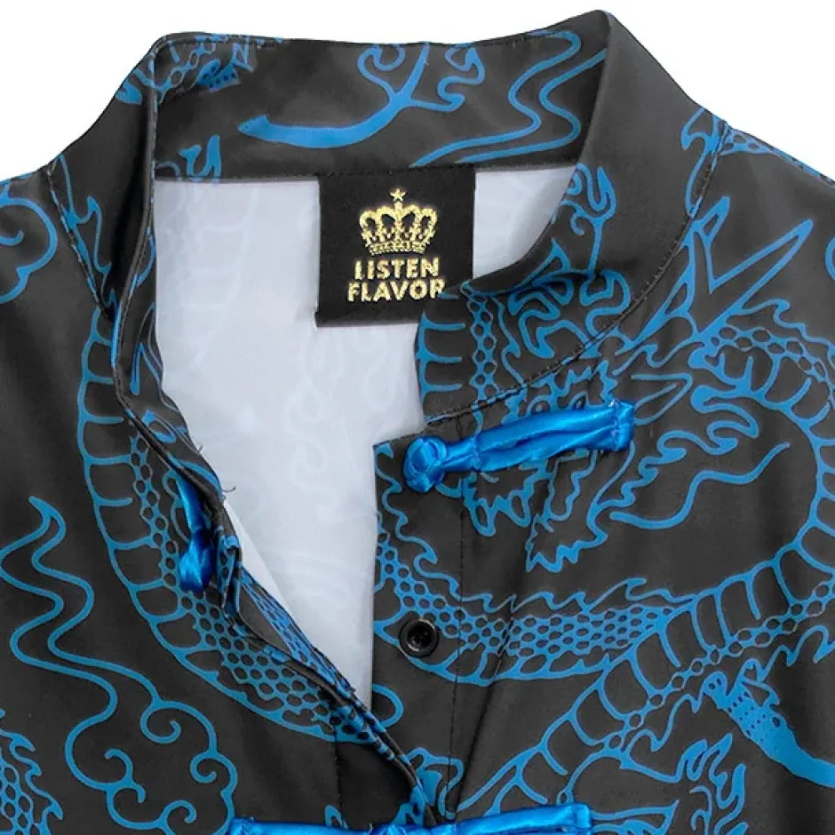 LISTEN FLAVOR Dragon Pattern China Shirt Best