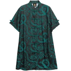 LISTEN FLAVOR Dragon Pattern China Shirt Best