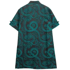 LISTEN FLAVOR Dragon Pattern China Shirt Best