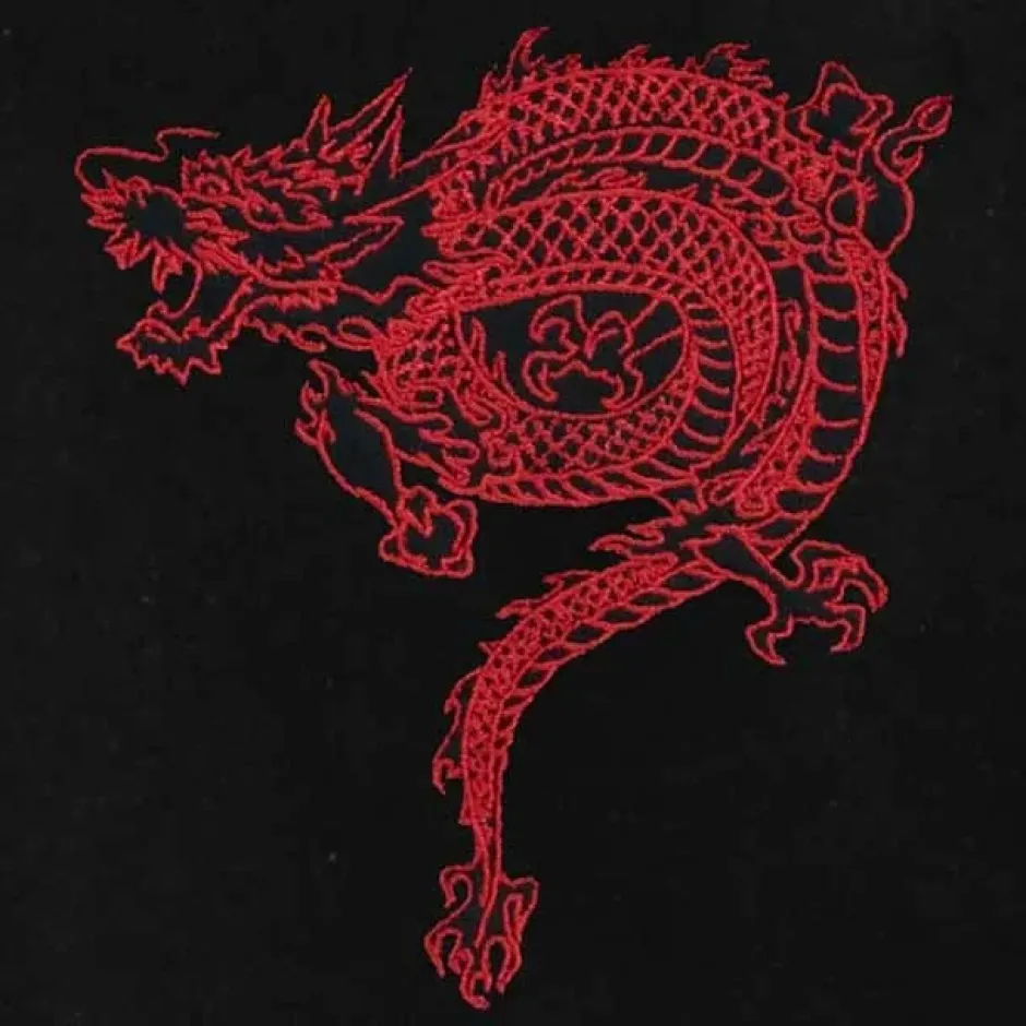 Jackets & Hoodies>LISTEN FLAVOR Dragon Short China Hoodie