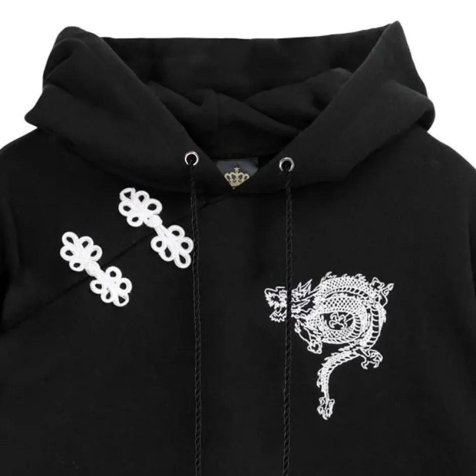 Jackets & Hoodies>LISTEN FLAVOR Dragon Short China Hoodie