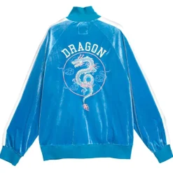 LISTEN FLAVOR Dragon Velour Track Jacket Clearance