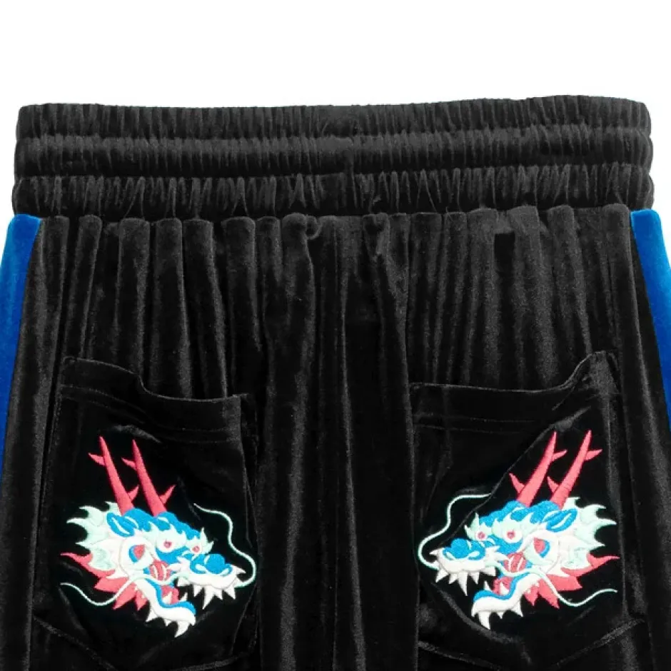 LISTEN FLAVOR Dragon Velour Track Pants Online