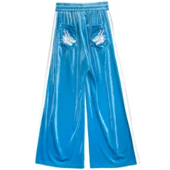 LISTEN FLAVOR Dragon Velour Track Pants Online