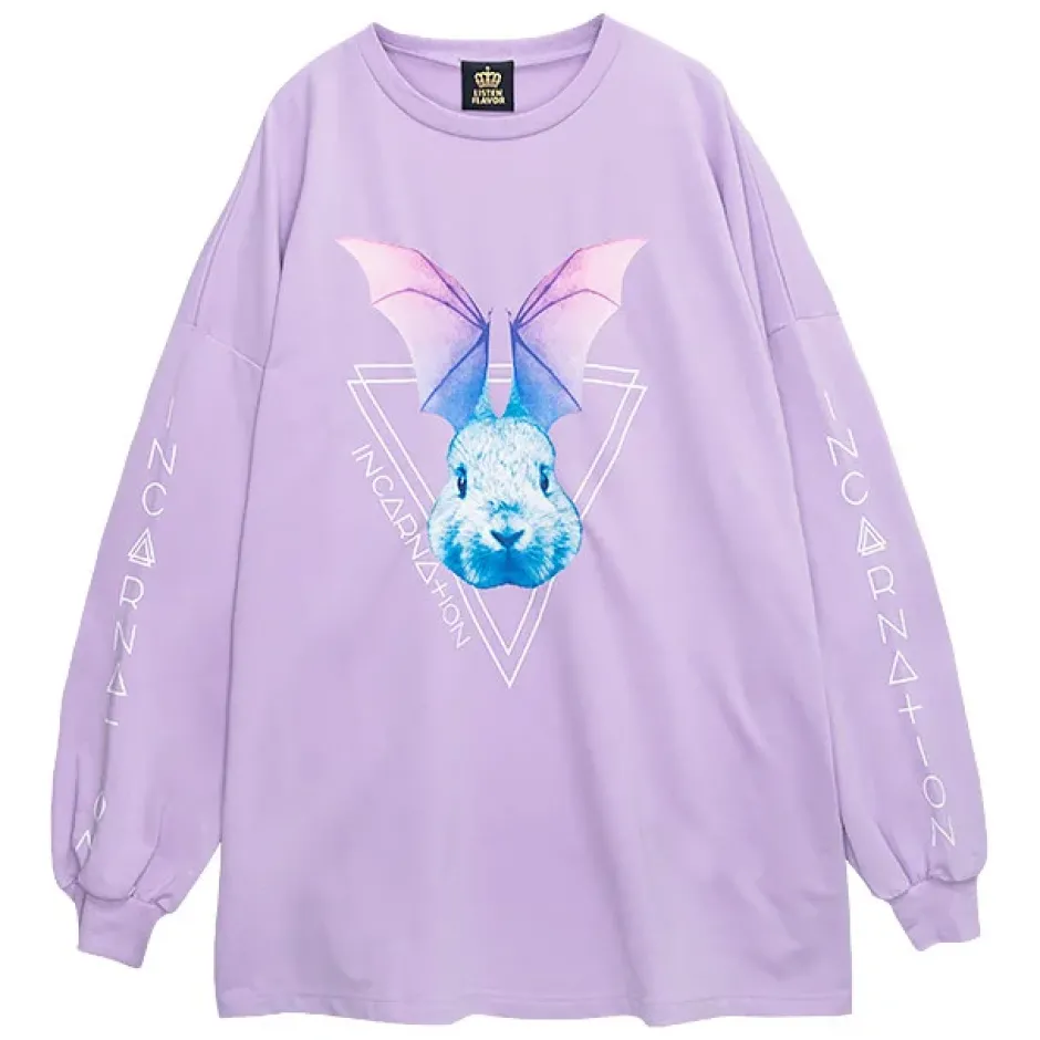 LISTEN FLAVOR Evil Rabbit Big Pullover Online
