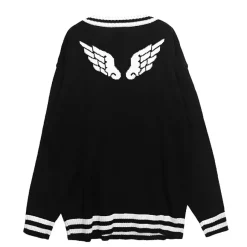 LISTEN FLAVOR Fallen Angel's Melty Line V-neckline Knit Sale