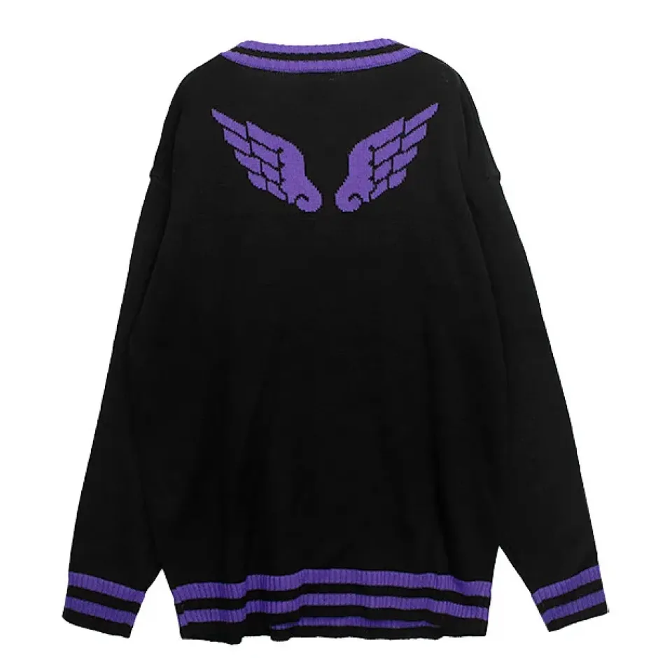 LISTEN FLAVOR Fallen Angel's Melty Line V-neckline Knit Sale