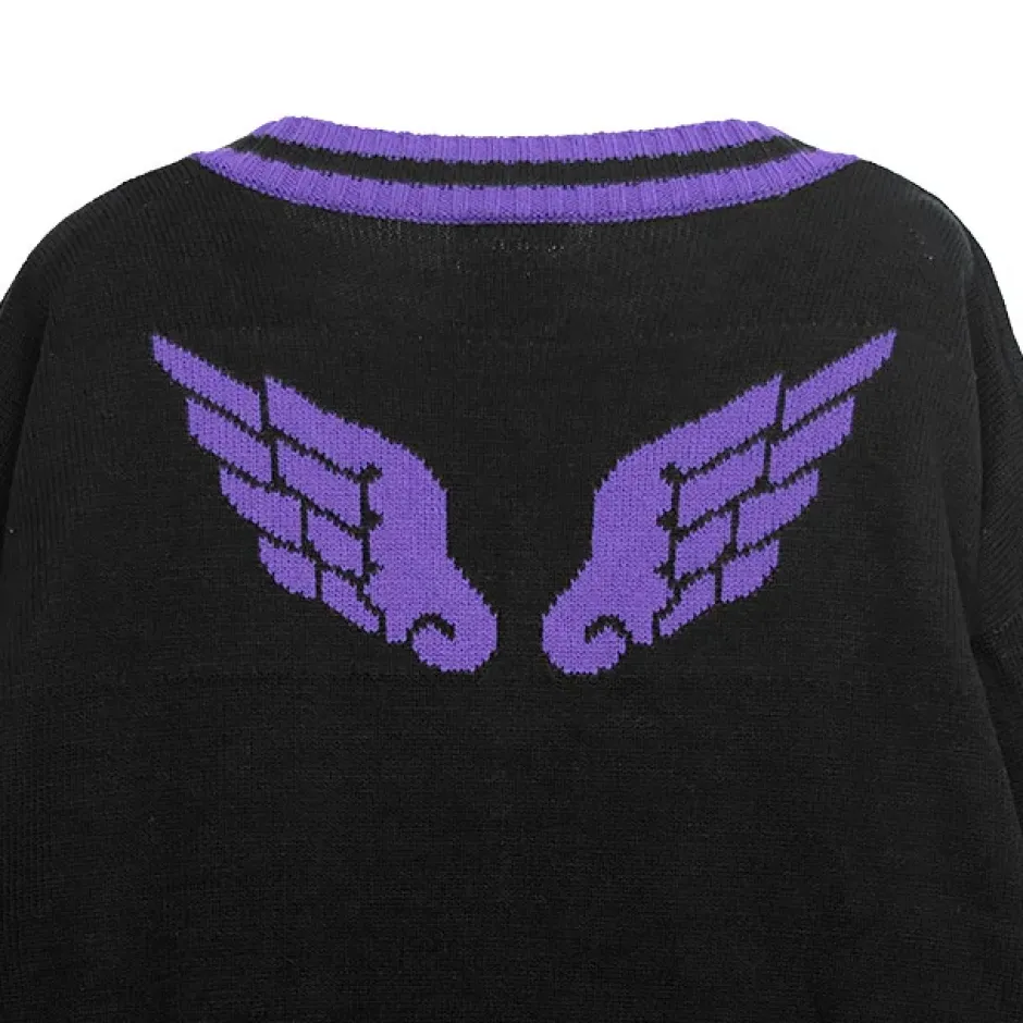 LISTEN FLAVOR Fallen Angel's Melty Line V-neckline Knit Sale