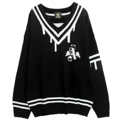 Tops>LISTEN FLAVOR Fallen Angel's Melty Line Knit Top