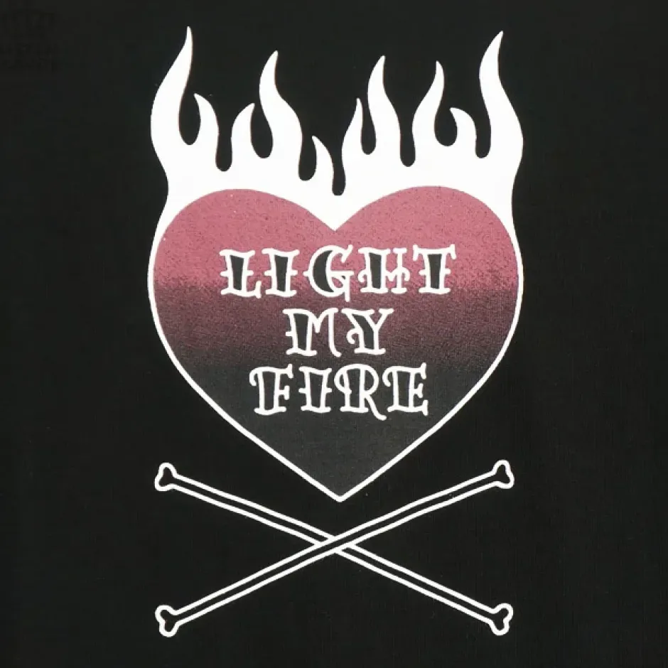 Bottoms>LISTEN FLAVOR Fiery Heart Cutsew