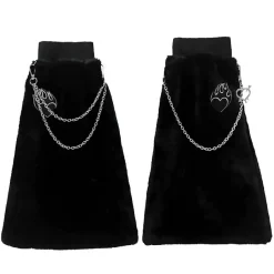 LISTEN FLAVOR Fire Heart Chain Boa Leg Covers New