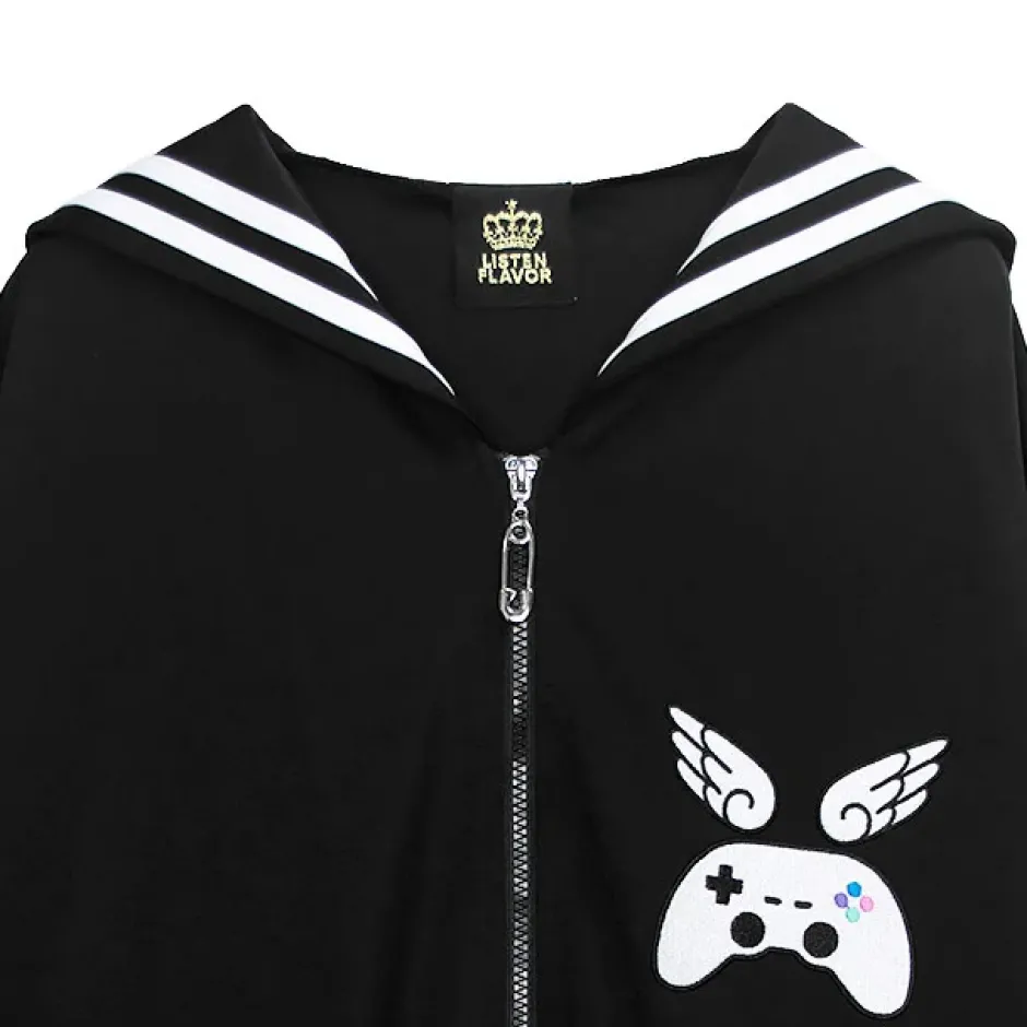 Jackets & Hoodies>LISTEN FLAVOR Gaming Angel Sailor Jersey