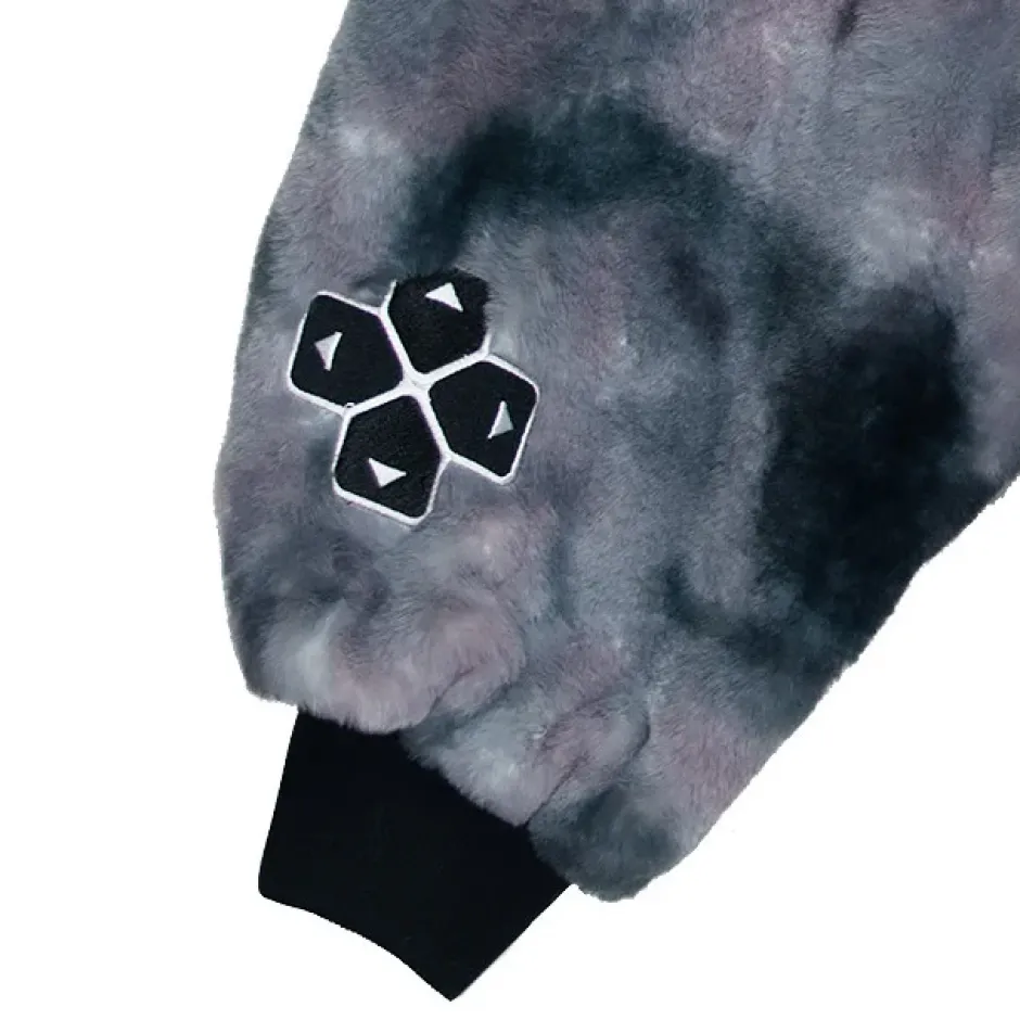 Jackets & Hoodies>LISTEN FLAVOR Gaming Cat Ear Buckle Fur Blouson