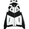 Jackets & Hoodies>LISTEN FLAVOR Gaming Cat Ear Jersey Hoodie