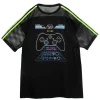 Tops>LISTEN FLAVOR Gaming Mesh Switching Top Black