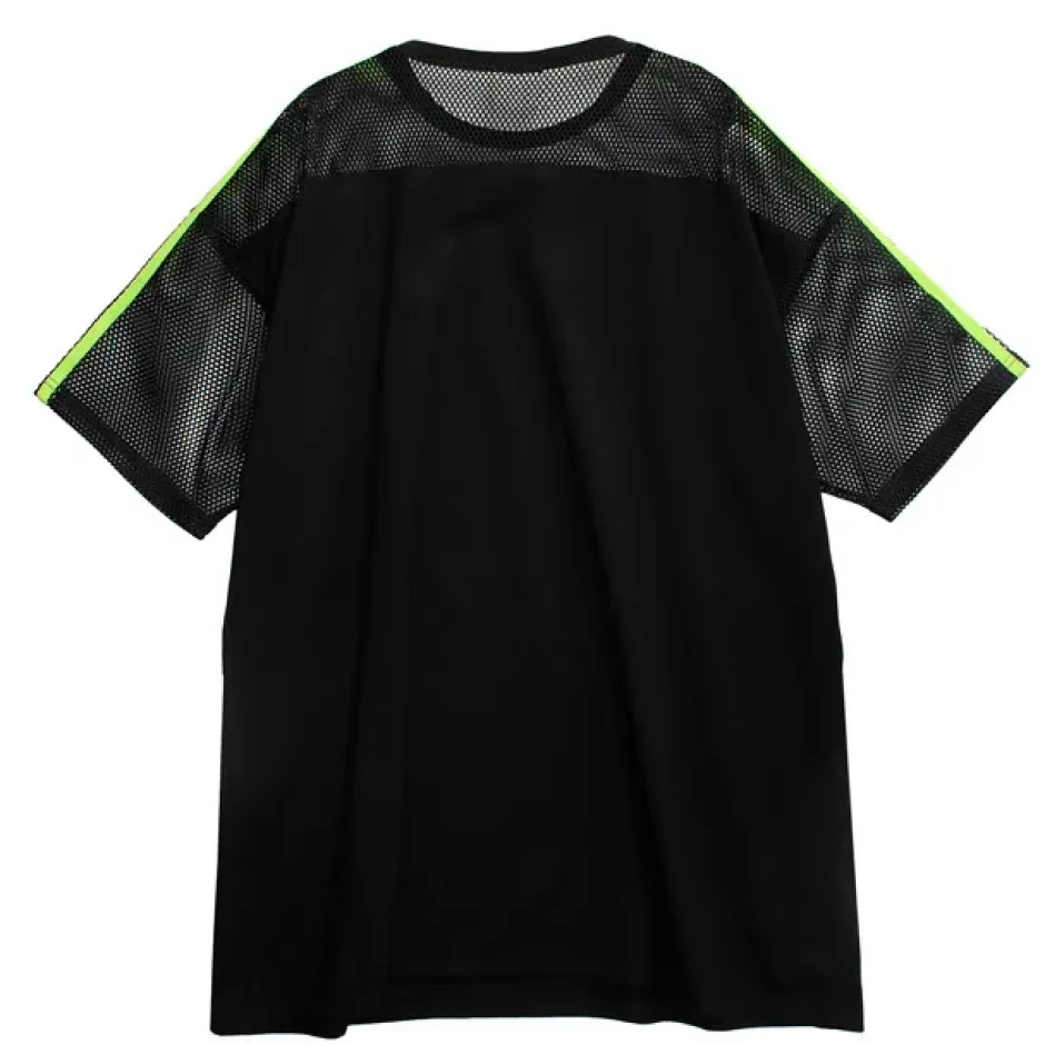 Tops>LISTEN FLAVOR Gaming Mesh Switching Top Black