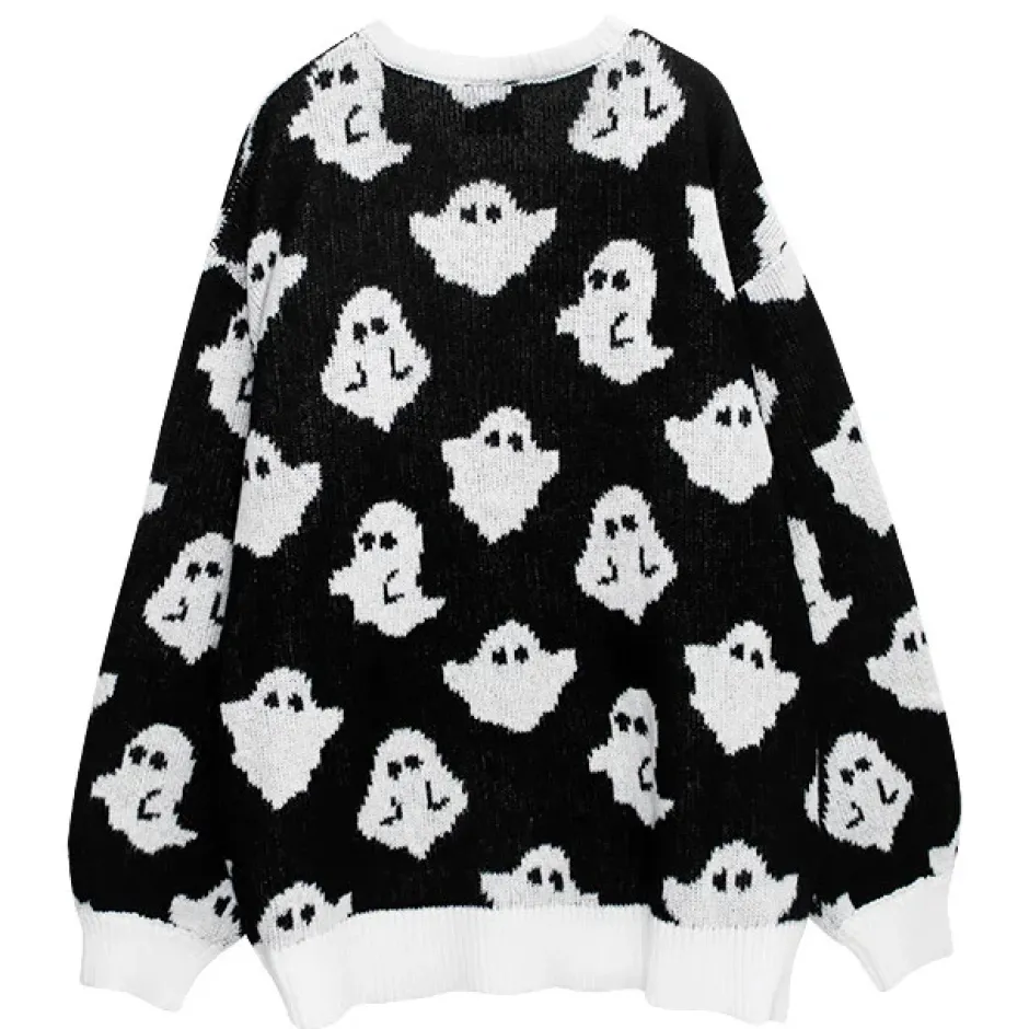 Tops>LISTEN FLAVOR Ghost Knit Top
