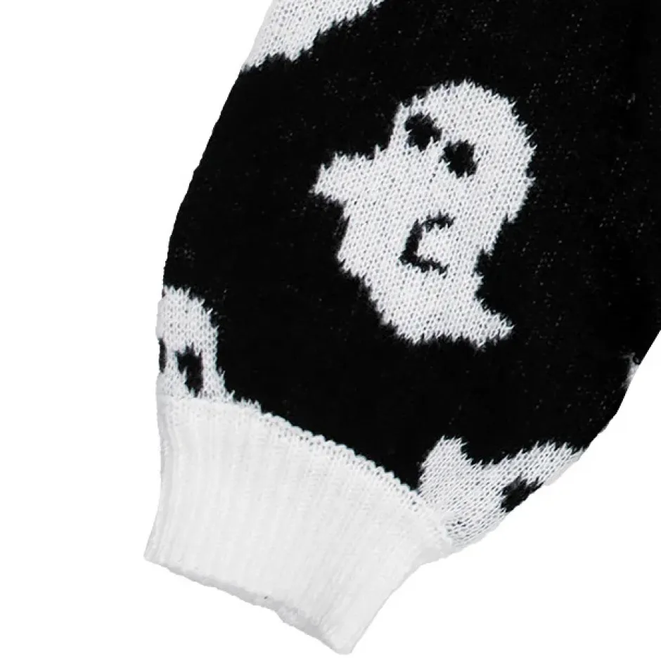 Tops>LISTEN FLAVOR Ghost Knit Top