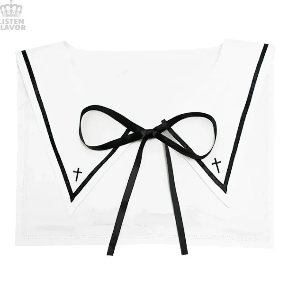 LISTEN FLAVOR Gothic Sailor Collar Hot