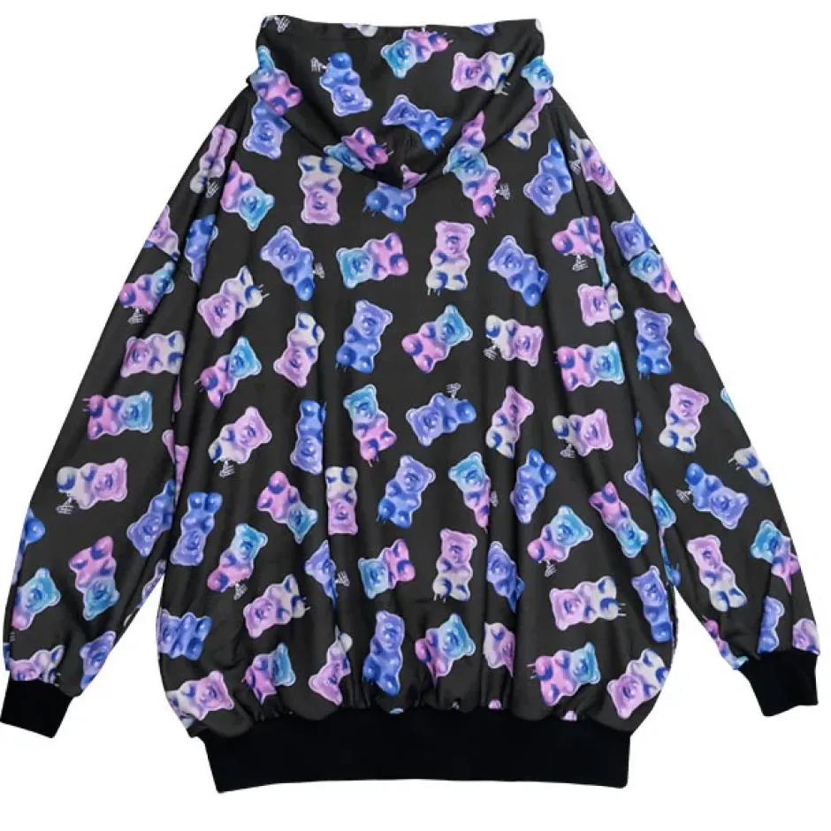 LISTEN FLAVOR Gummy Bear Zip Hoodie Outlet