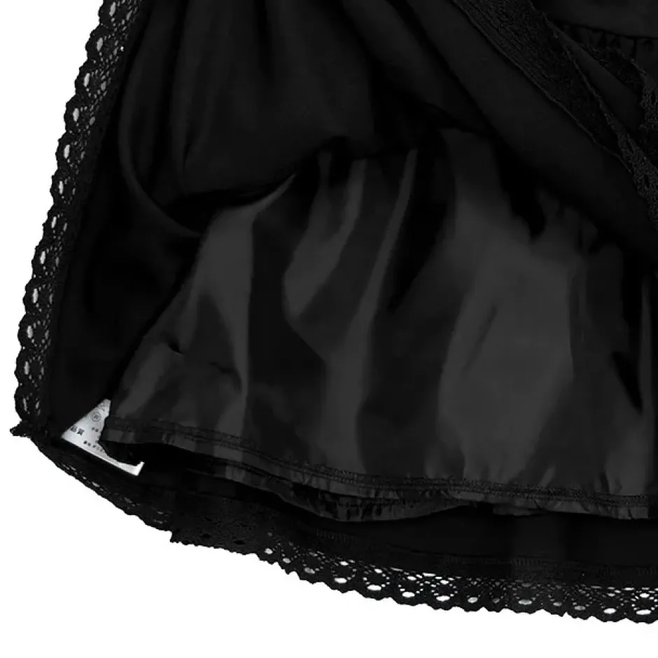 LISTEN FLAVOR Harness Tiered Skirt New
