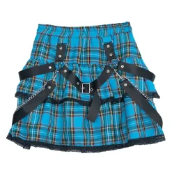 LISTEN FLAVOR Harness Tiered Skirt New