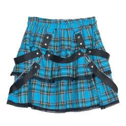 LISTEN FLAVOR Harness Tiered Skirt New