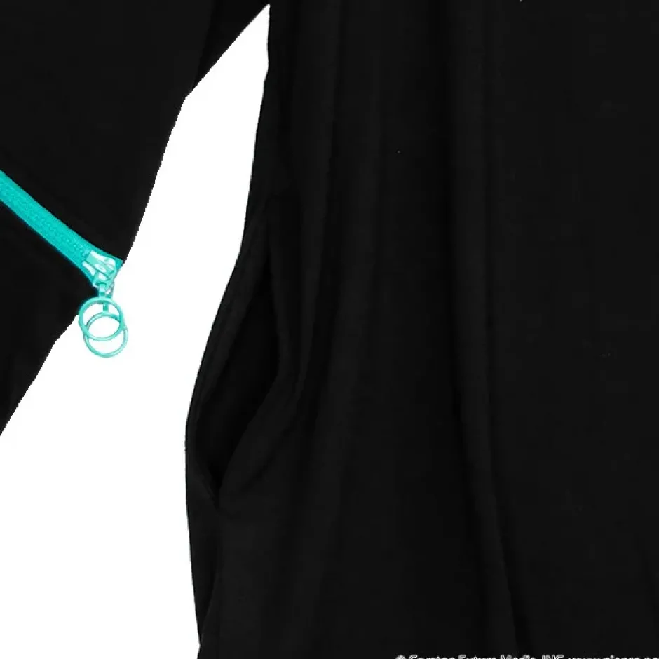 Jackets & Hoodies>LISTEN FLAVOR Hatsune Miku China Hoodie Black