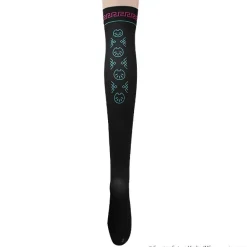 LISTEN FLAVOR Hatsune Miku China Knee-High Socks Black Clearance