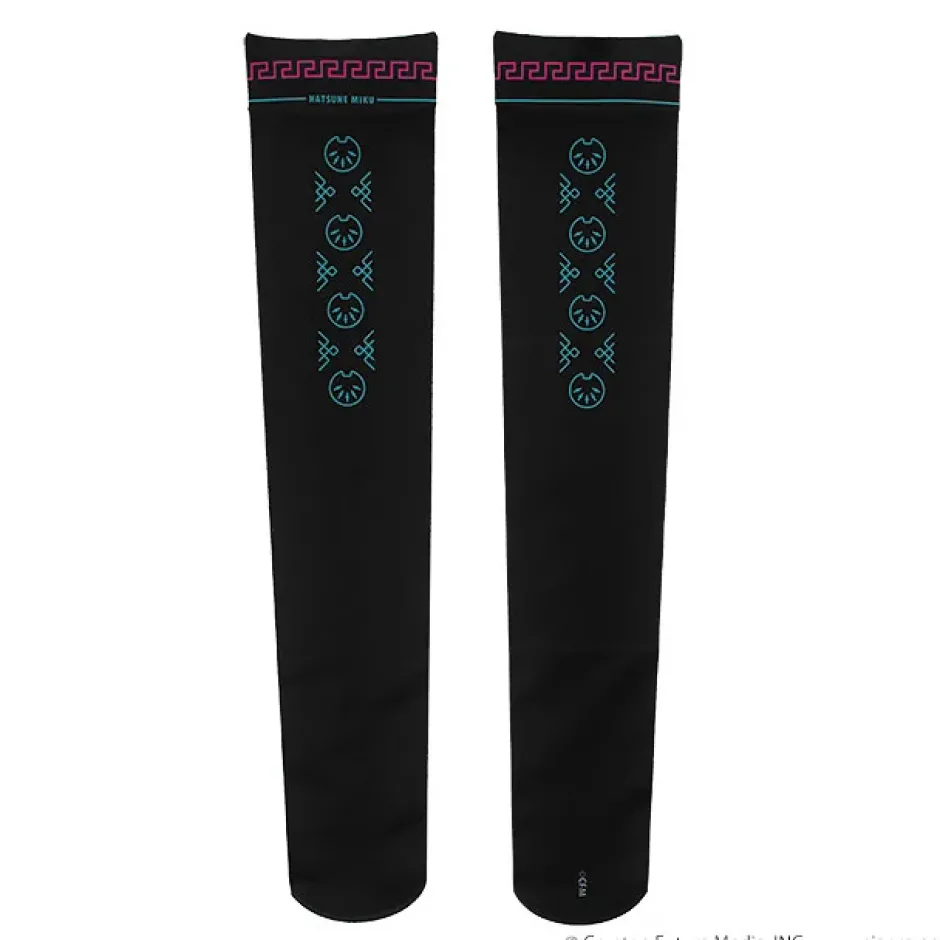 LISTEN FLAVOR Hatsune Miku China Knee-High Socks Black Clearance