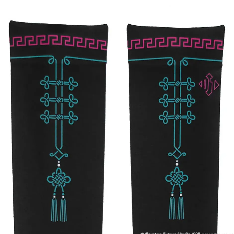 LISTEN FLAVOR Hatsune Miku China Knee-High Socks Black Clearance
